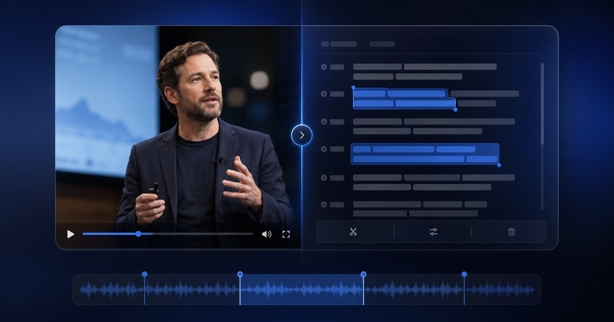 How to edit course lectures fast